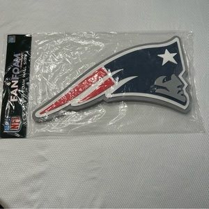 NFL Fanfoam New England Patriots 3D wall sign